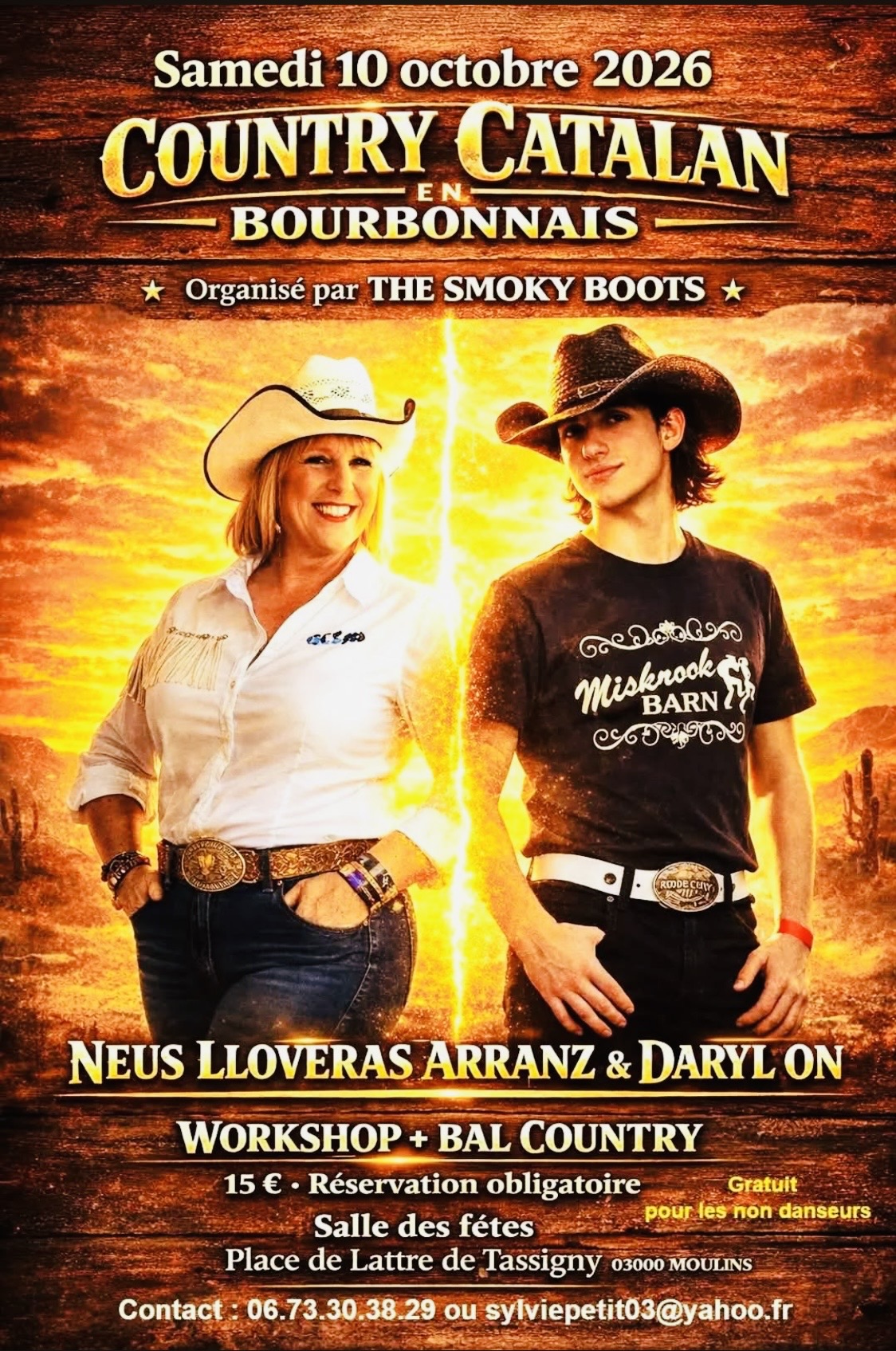 Affiche country — 03000 (10/10/2026)